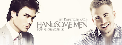 Handsome men for gigimoshik